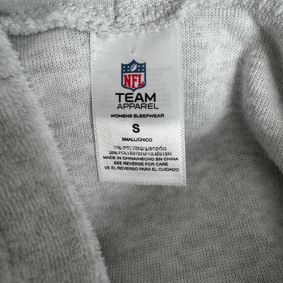 NFL Jacksonville Jaguars Sweatshirt Womens Small Gray Terry Velour Hoodie - Picture 10 of 13